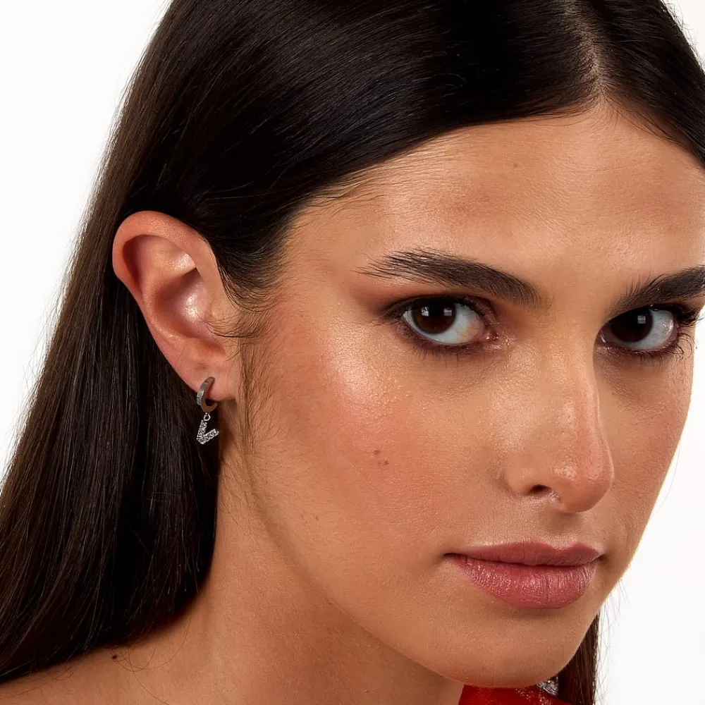 Gioielli In Acciaio|Mono Orecchini<La Petite Story MONO ORECCHINO SINGLE EARRINGS - LPS02AQM76