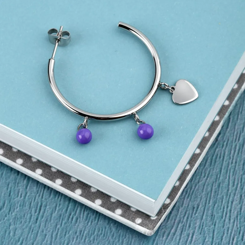 Mono Orecchini|Mono Orecchini<La Petite Story MONO ORECCHINO SINGLE EARRINGS - LPS02AQM45