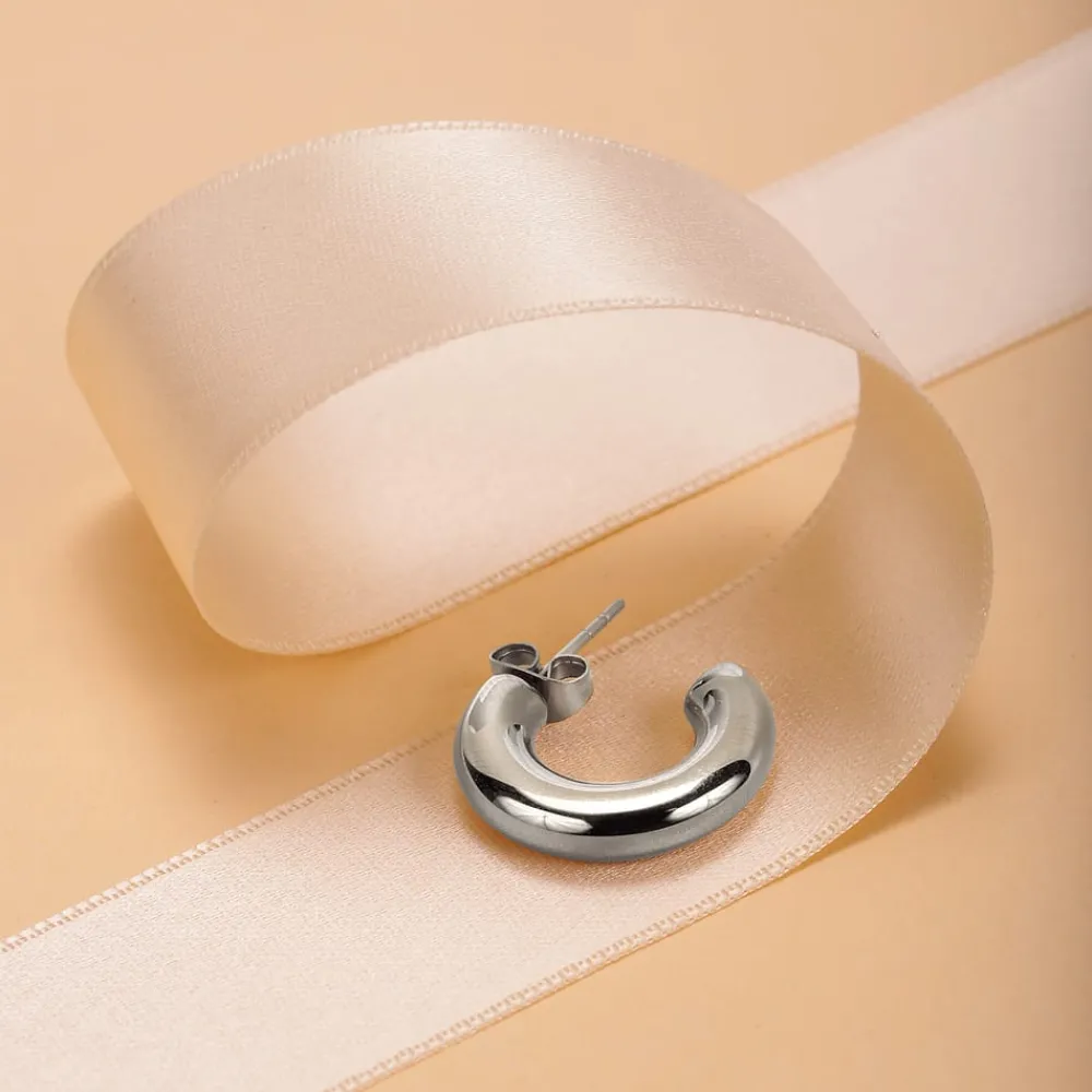 Orecchini In Acciaio<La Petite Story Monorecchino LPS02AQM07