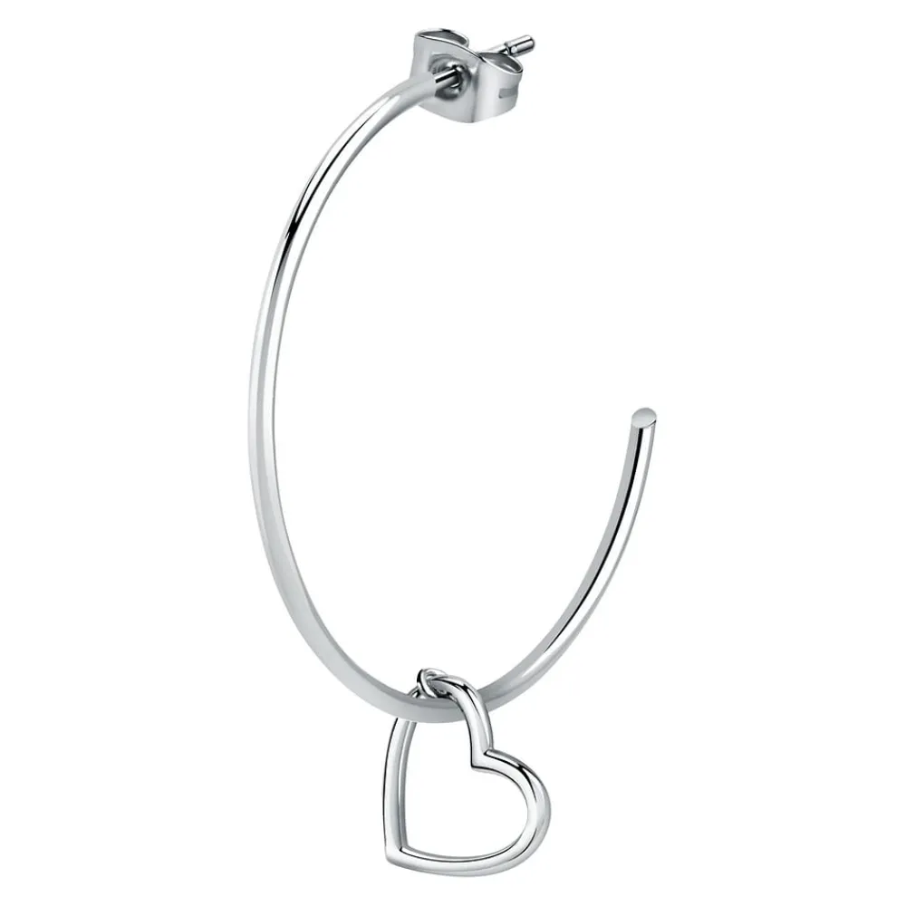 Orecchini In Acciaio<La Petite Story Monorecchino LPS02AQM15