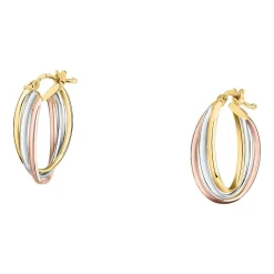 Gioielli Donna|Orecchini<Bluespirit Orecchini a - Creole in Oro, ⌀12mm