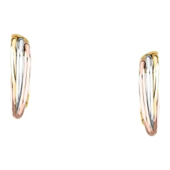 Gioielli Donna|Orecchini<Bluespirit Orecchini a - Creole in Oro, ⌀12mm