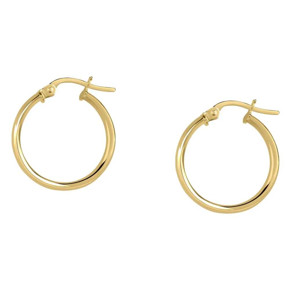 Gioielli In Oro|Gioielli Donna<Bluespirit Orecchini a Cerchio - Creole in Oro, ⌀17mm