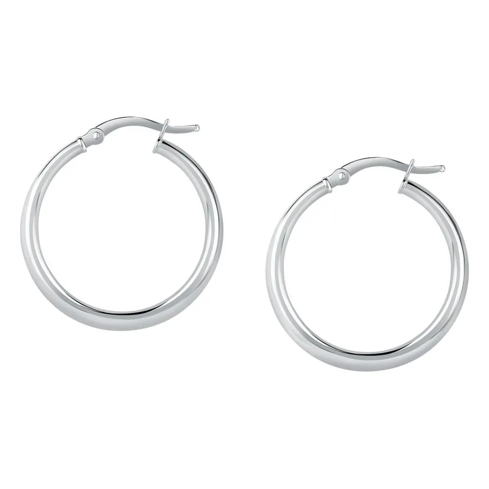 Gioielli In Argento|Gioielli Donna<Bluespirit Orecchini a Cerchio - Creole in Argento, ⌀30mm