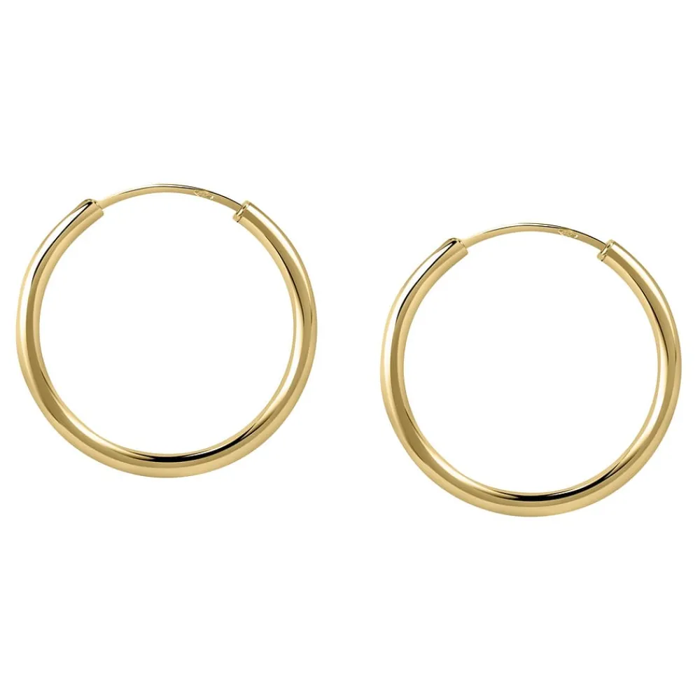 Orecchini In Oro|Orecchini Donna<Bluespirit Orecchini a Cerchio - Creole in Oro, ⌀20mm