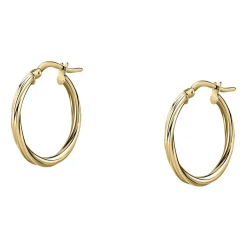 Gioielli In Oro|Gioielli Donna<Bluespirit Orecchini a Cerchio - Creole in Oro, ⌀15mm