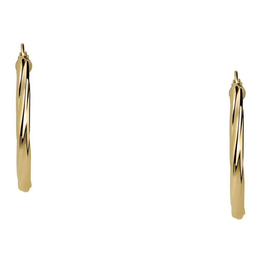 Gioielli In Oro|Gioielli Donna<Bluespirit Orecchini a Cerchio - Creole in Oro, ⌀15mm