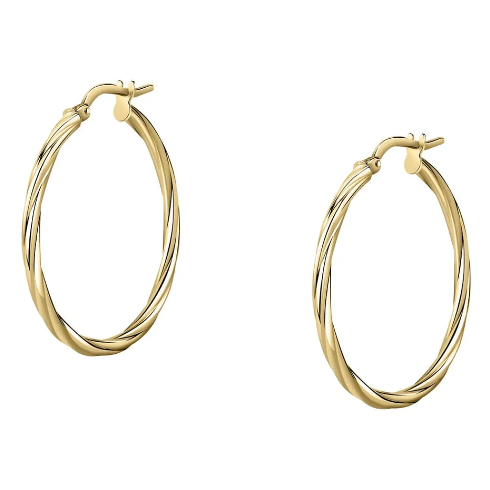 Gioielli In Oro|Gioielli Donna<Bluespirit Orecchini a Cerchio - Creole in Oro, ⌀25mm
