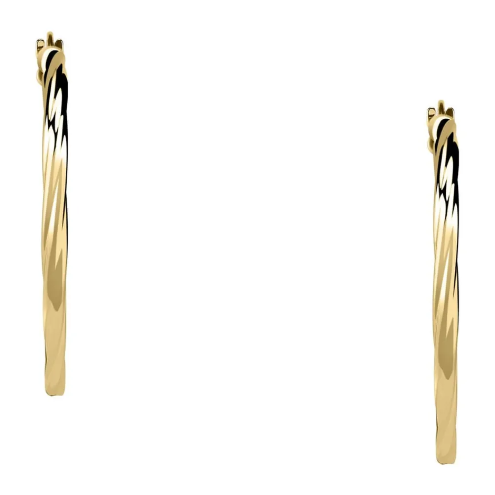 Gioielli In Oro|Gioielli Donna<Bluespirit Orecchini a Cerchio - Creole in Oro, ⌀25mm