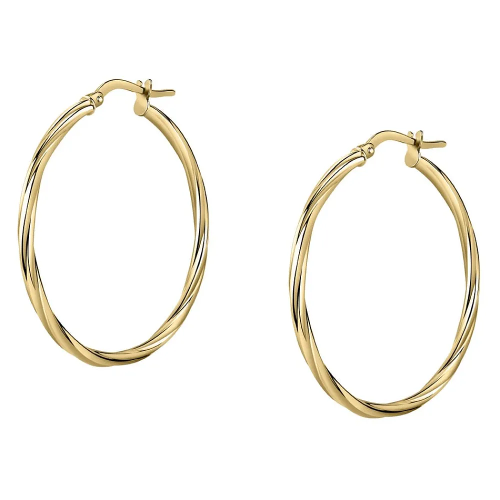 Gioielli In Oro|Gioielli Donna<Bluespirit Orecchini a Cerchio - Creole in Oro, ⌀30mm