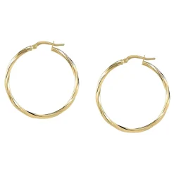 Gioielli In Oro|Gioielli Donna<Bluespirit Orecchini a Cerchio - Creole in Oro, ⌀30mm