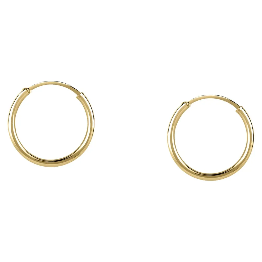 Gioielli Donna|Orecchini<Bluespirit Orecchini a Cerchio - Creole in Oro, ⌀15mm