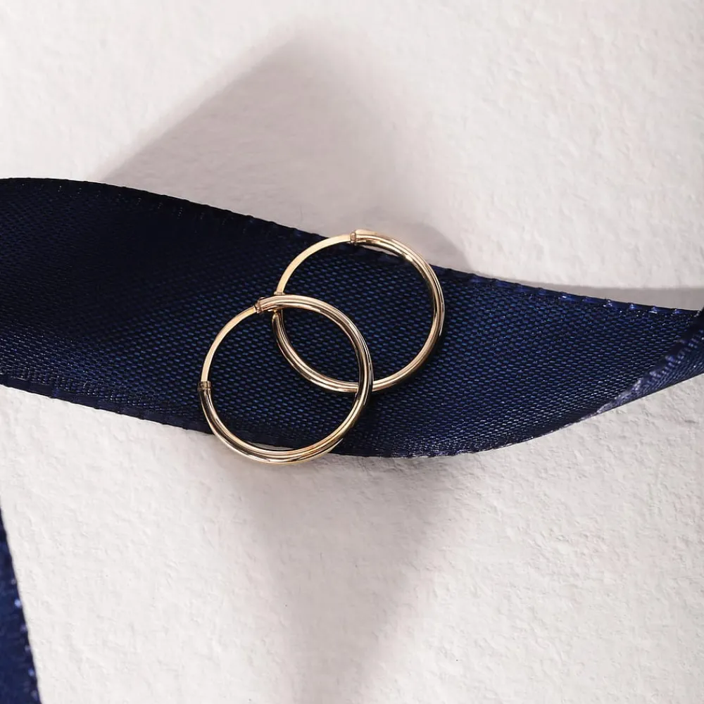 Gioielli Donna|Orecchini<Bluespirit Orecchini a Cerchio - Creole in Oro, ⌀15mm