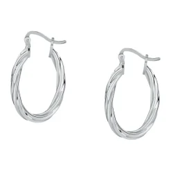 Gioielli In Argento|Gioielli Donna<Bluespirit Orecchini a Cerchio - Creole in Argento
