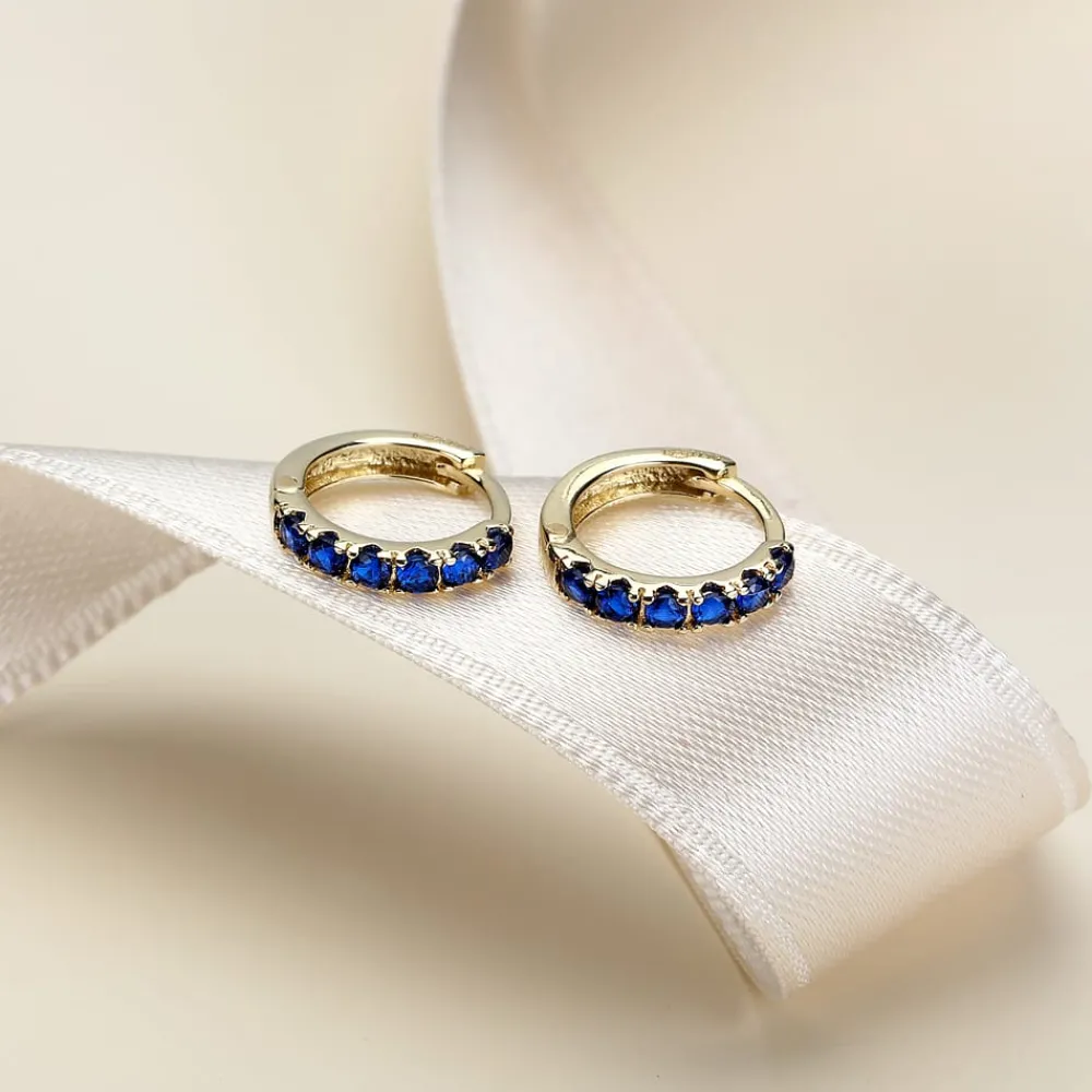 Gioielli Donna|Orecchini<Bluespirit Orecchini a Cerchio - Creole in Oro, ⌀8mm