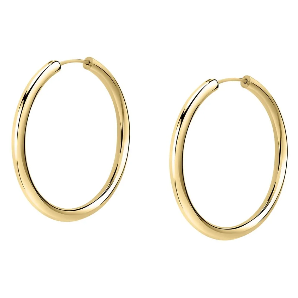 Orecchini In Oro|Orecchini Donna<Bluespirit Orecchini a Cerchio - Creole in Oro, ⌀30mm