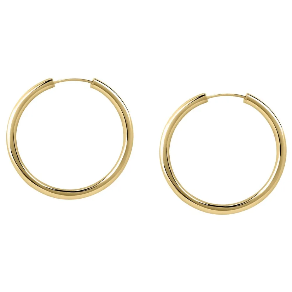 Orecchini In Oro|Orecchini Donna<Bluespirit Orecchini a Cerchio - Creole in Oro, ⌀30mm