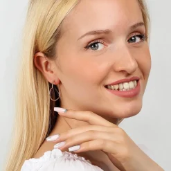 Gioielli In Argento|Gioielli Donna<Bluespirit Orecchini a Cerchio - Creole in Argento