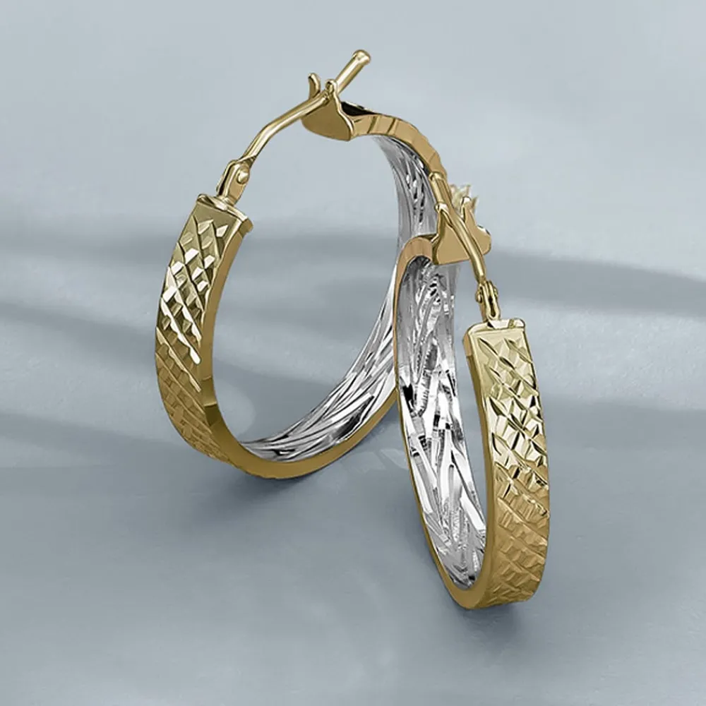 Gioielli In Oro|Orecchini In Oro<Bluespirit Orecchini a Cerchio - Creole in Oro, ⌀20mm