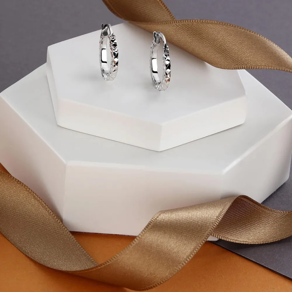 Gioielli In Argento|Gioielli Donna<Bluespirit Orecchini a Cerchio - Creole in Argento