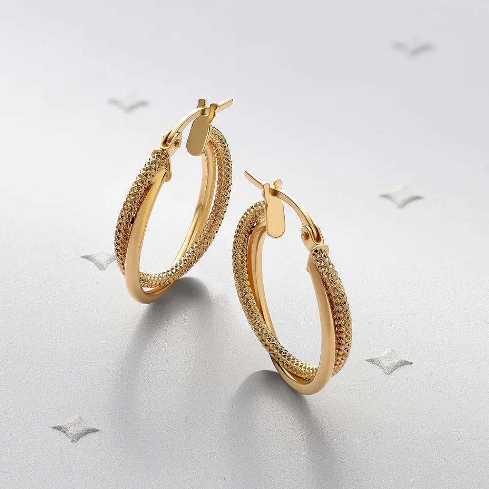Gioielli Donna|Orecchini<Bluespirit Orecchini a Cerchio - Creole in Oro