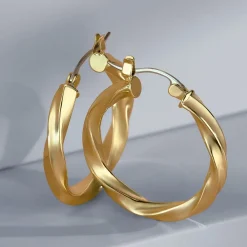 Gioielli Donna|Orecchini In Acciaio<Bluespirit Orecchini a Cerchio - Creole, ⌀30mm