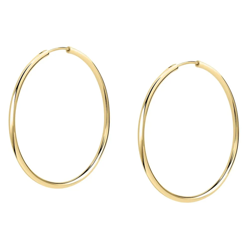 Orecchini In Oro|Orecchini Donna<Bluespirit Orecchini a Cerchio - Creole in Oro, ⌀36mm
