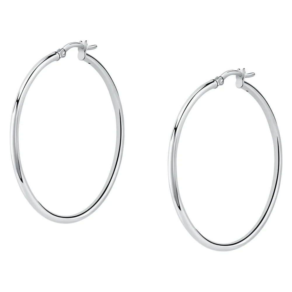 Orecchini In Argento|Orecchini Donna<Bluespirit Orecchini a Cerchio - Creole in Argento