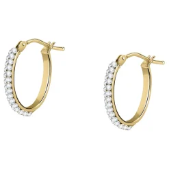 Gioielli In Oro|Gioielli Donna<Bluespirit Orecchini a Cerchio - Creole in Oro, ⌀10x15mm