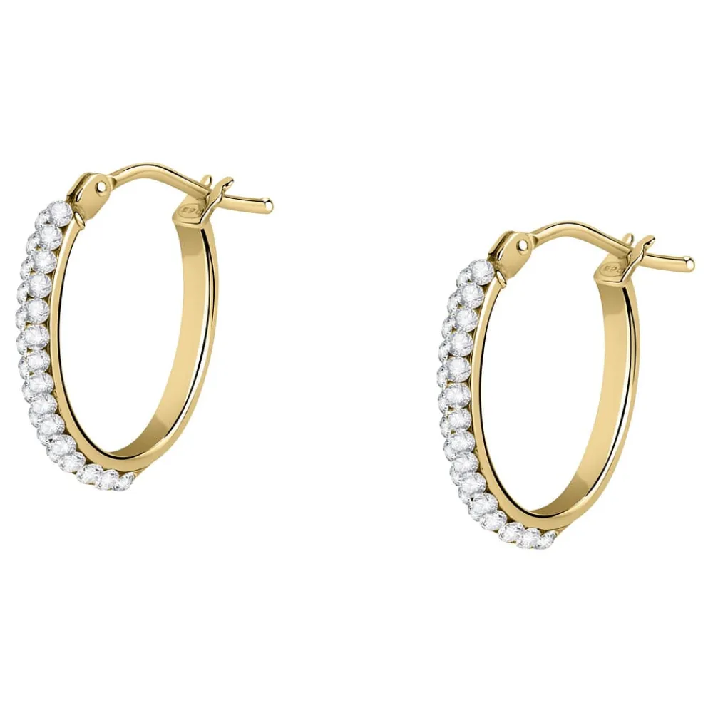 Gioielli In Oro|Gioielli Donna<Bluespirit Orecchini a Cerchio - Creole in Oro, ⌀10x15mm