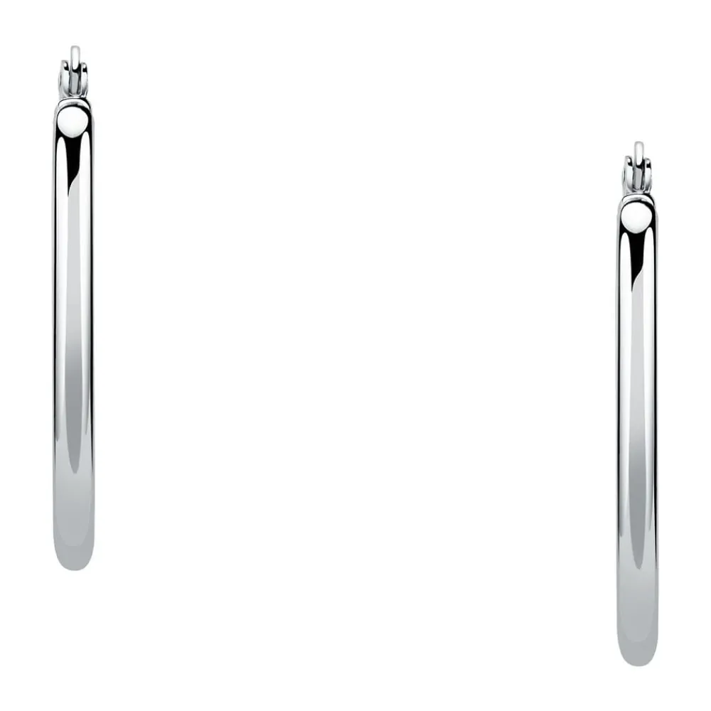 Orecchini In Argento|Orecchini Donna<Bluespirit Orecchini a Cerchio - Creole in Argento