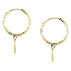 Gioielli Donna|Orecchini<Bluespirit Orecchini a Cerchio - Creole in Oro, ⌀15mm