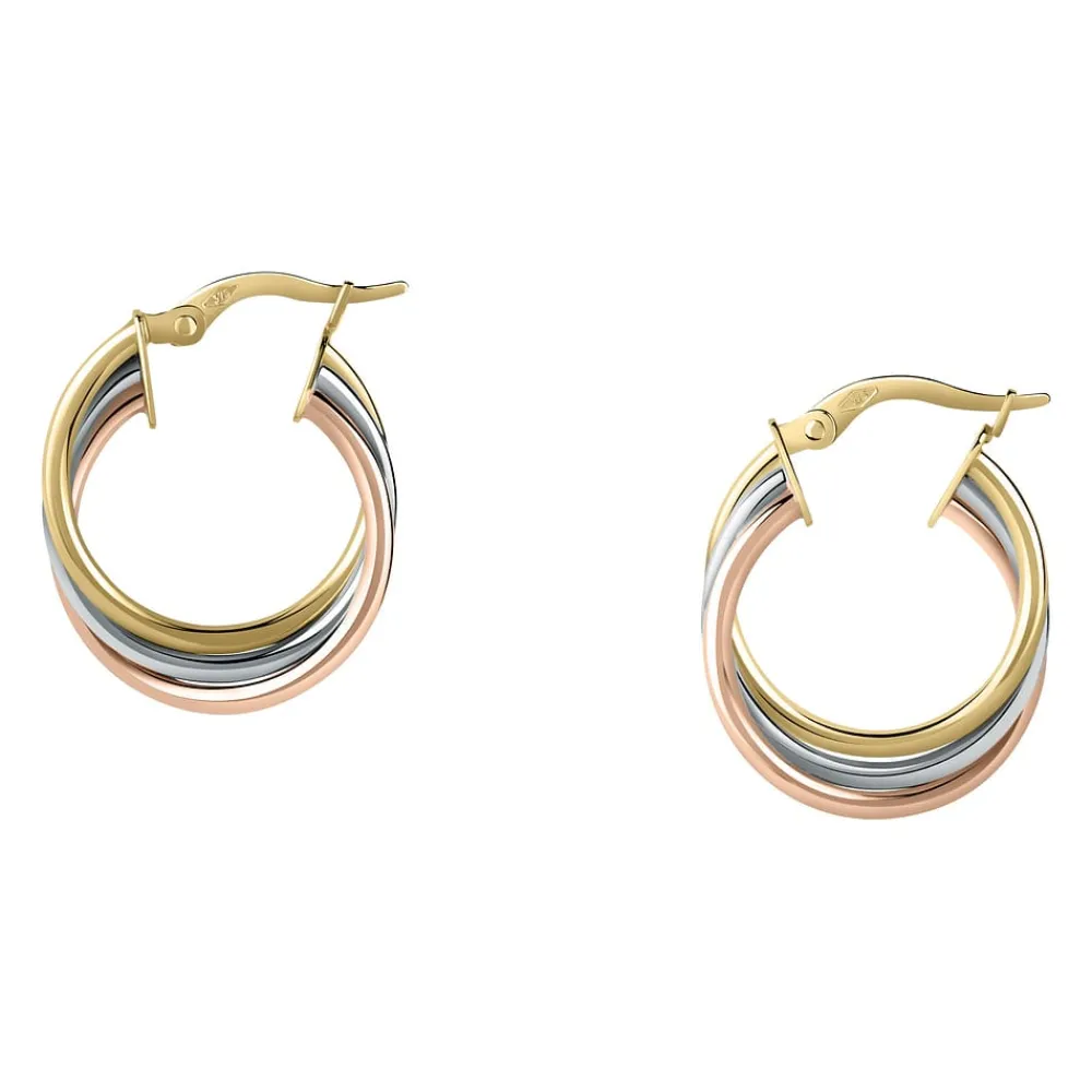 Gioielli Donna|Orecchini<Bluespirit Orecchini a Cerchio - Creole in Oro, ⌀15mm