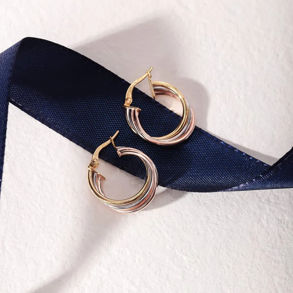 Gioielli Donna|Orecchini<Bluespirit Orecchini a Cerchio - Creole in Oro, ⌀15mm
