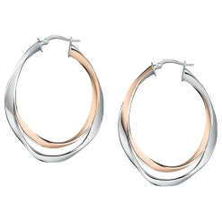 Gioielli Donna|Orecchini In Acciaio<Bluespirit Orecchini a Cerchio - Creole, ⌀40x22mm