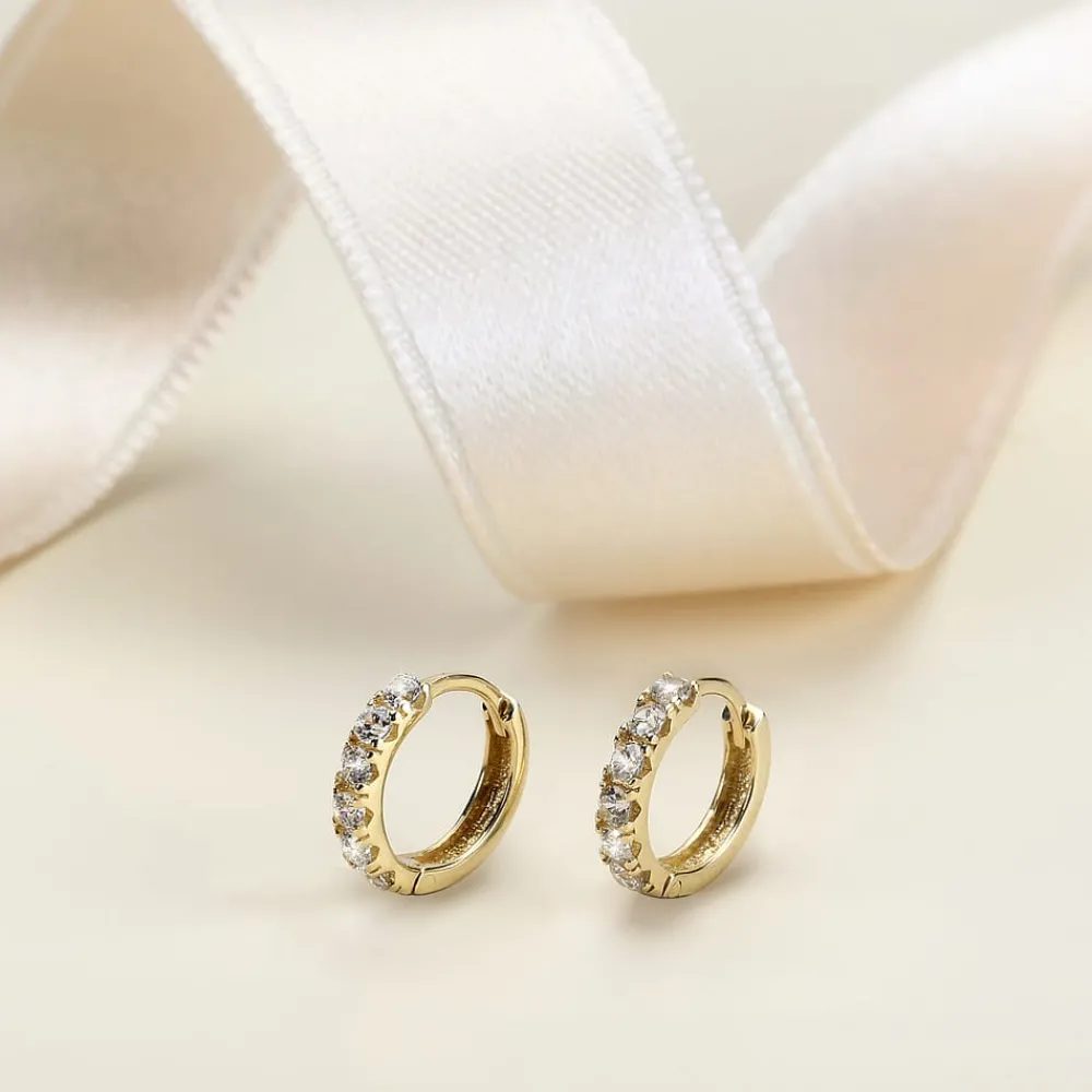 Gioielli Donna|Orecchini<Bluespirit Orecchini a Cerchio - Creole in Oro, ⌀8mm