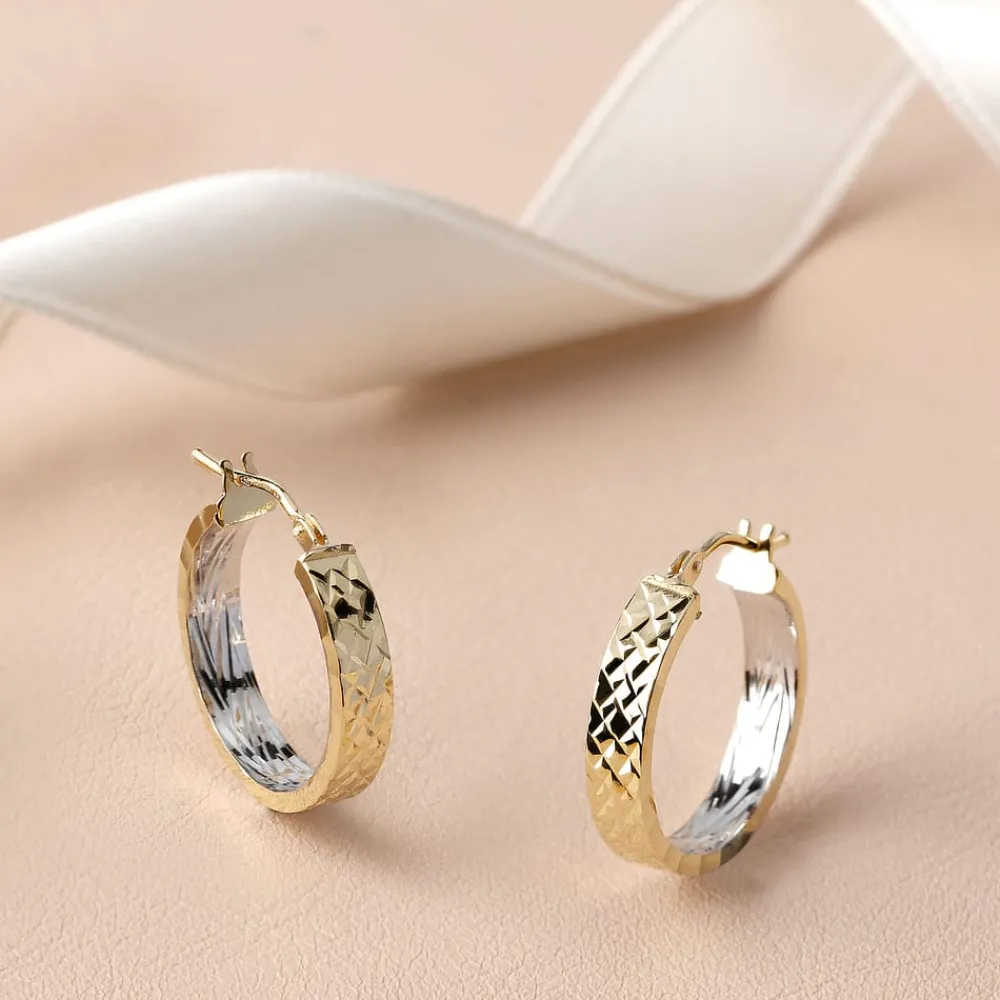 Orecchini|Gioielli In Oro<Bluespirit Orecchini a Cerchio - Creole in Oro, ⌀15mm