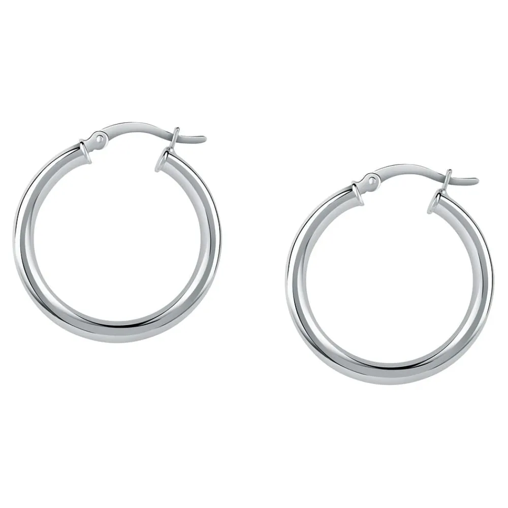 Orecchini In Argento|Orecchini Donna<Bluespirit Orecchini a Cerchio - Creole in Argento