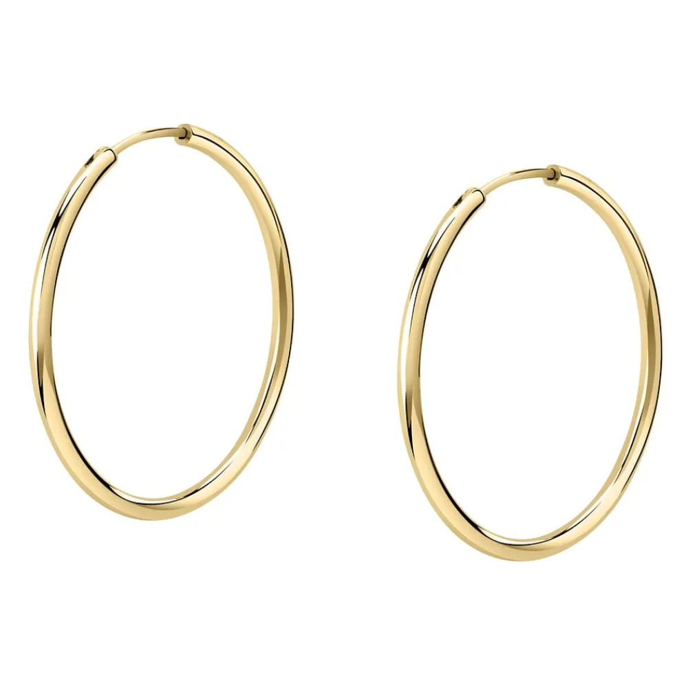 Orecchini In Oro|Orecchini Donna<Bluespirit Orecchini a Cerchio - Creole in Oro, ⌀30mm