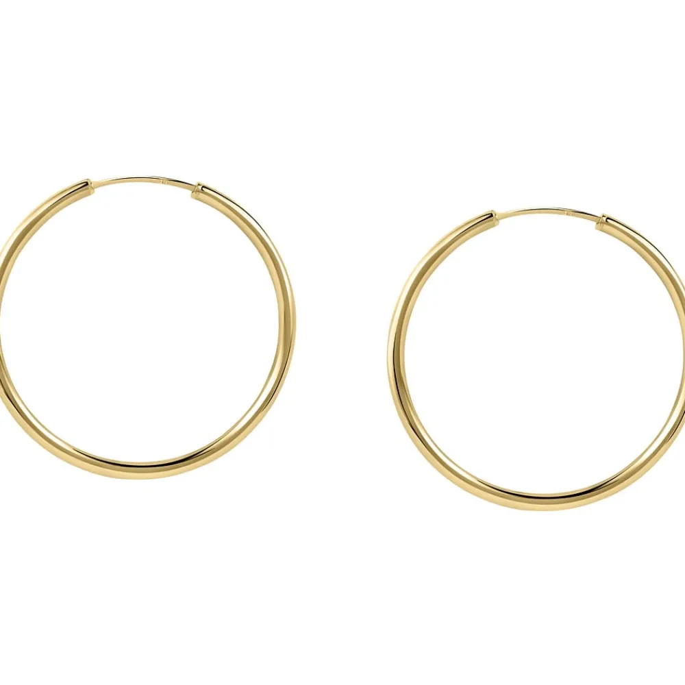 Orecchini In Oro|Orecchini Donna<Bluespirit Orecchini a Cerchio - Creole in Oro, ⌀30mm