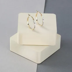 Gioielli Donna|Orecchini<Bluespirit Orecchini a Cerchio - Creole in Oro, ⌀15mm