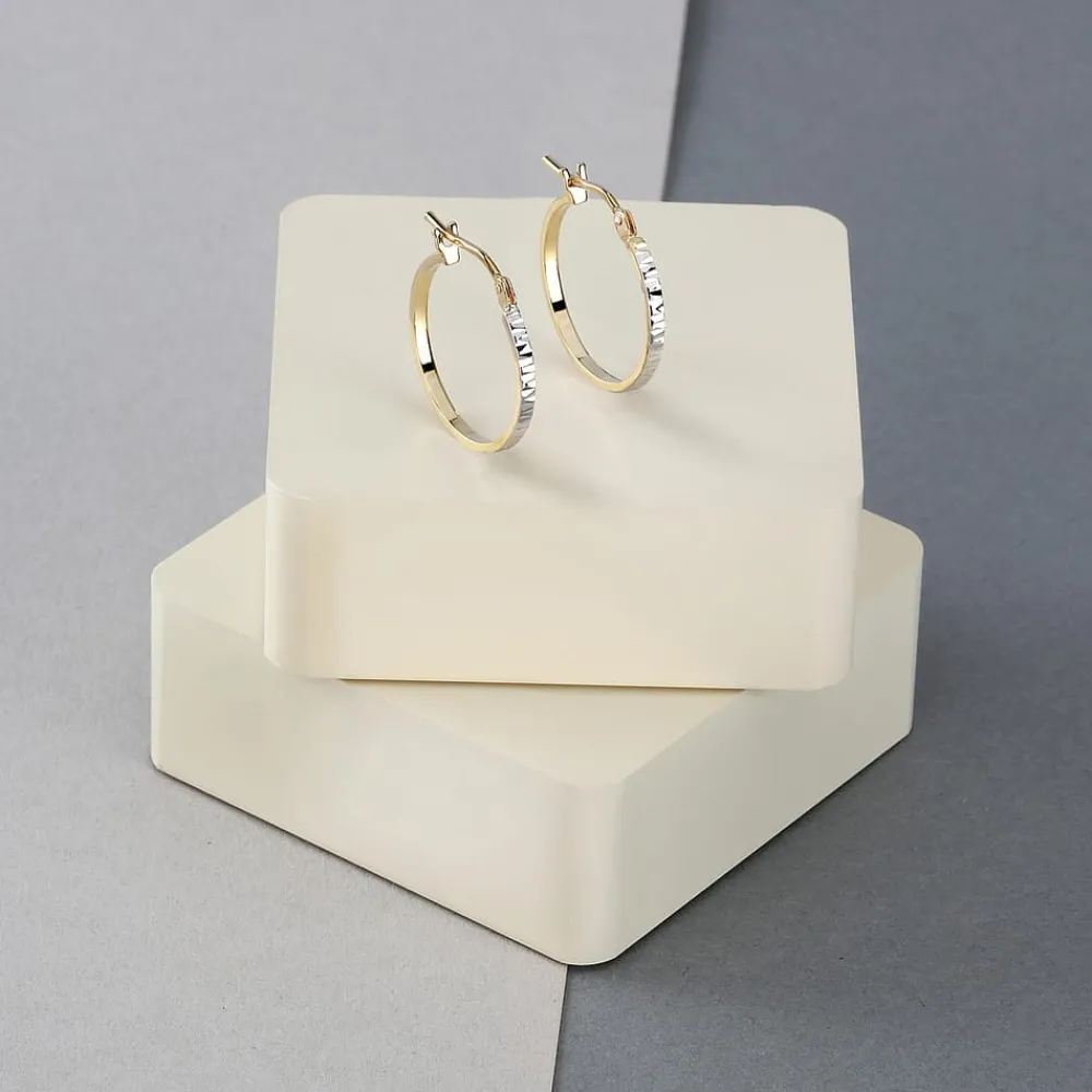 Gioielli Donna|Orecchini<Bluespirit Orecchini a Cerchio - Creole in Oro, ⌀15mm