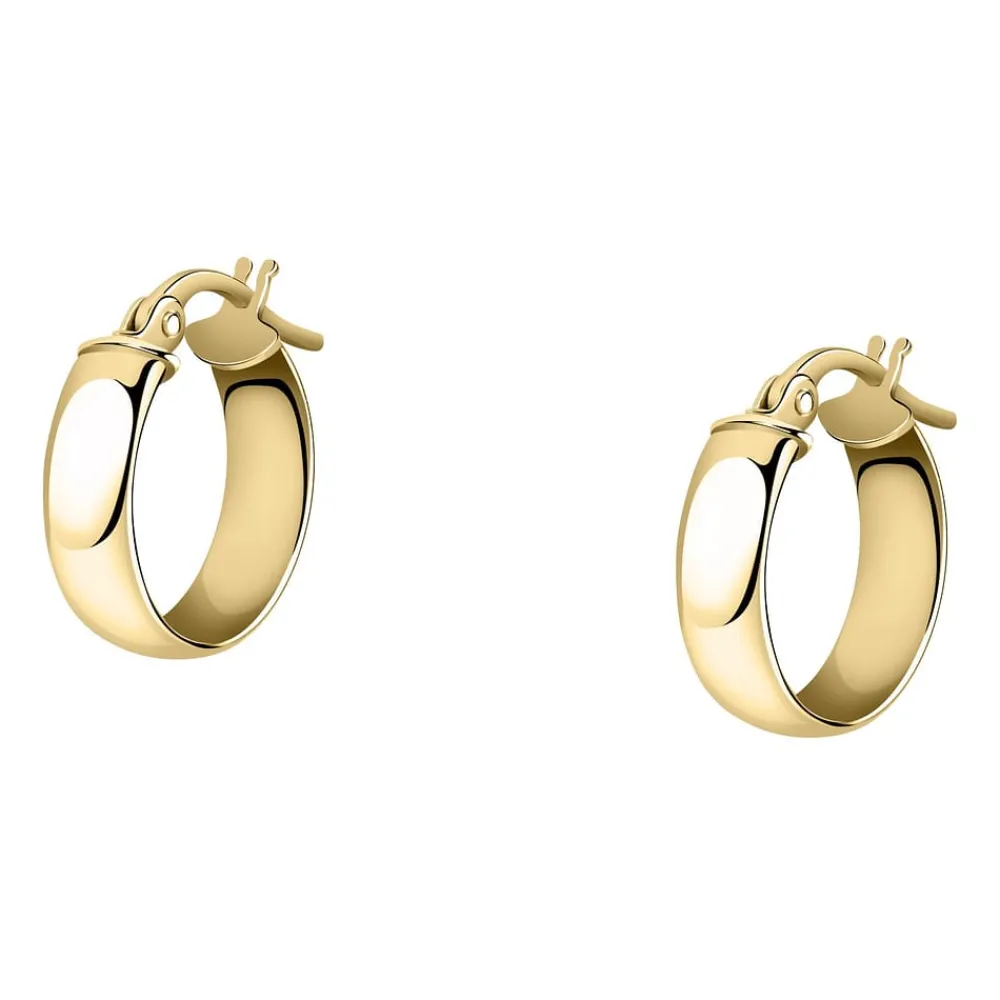Gioielli In Oro|Gioielli Donna<Bluespirit Orecchini a Cerchio - Creole in Oro, ⌀12mm