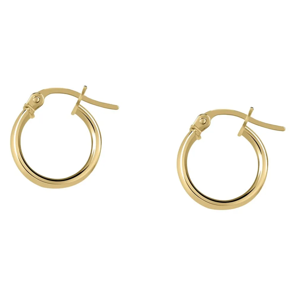 Gioielli In Oro|Gioielli Donna<Bluespirit Orecchini a Cerchio - Creole in Oro, ⌀12mm