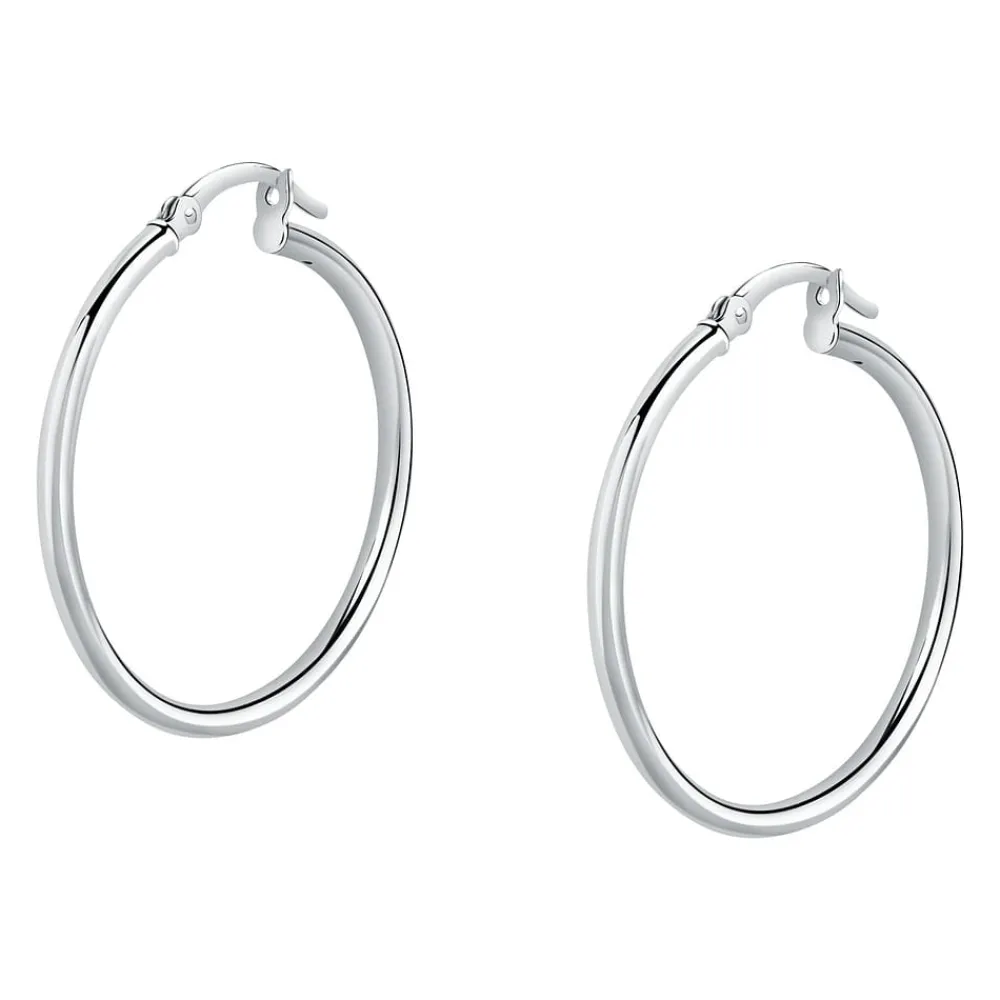 Orecchini In Argento|Orecchini Donna<Bluespirit Orecchini a Cerchio - Creole in Argento