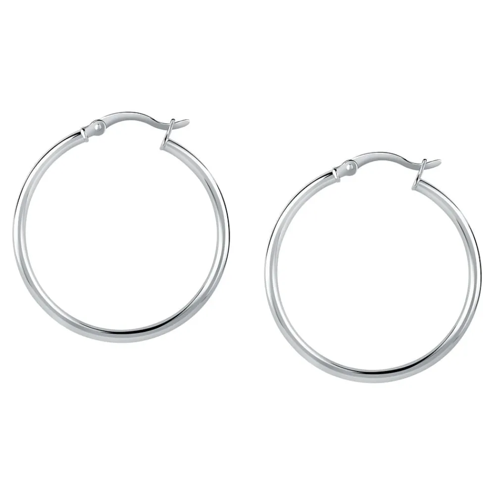 Orecchini In Argento|Orecchini Donna<Bluespirit Orecchini a Cerchio - Creole in Argento