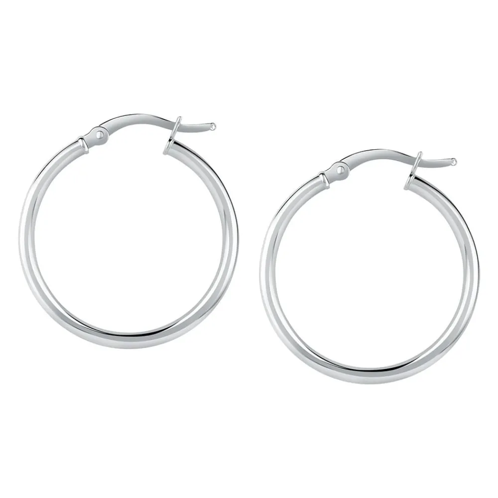 Gioielli In Argento|Gioielli Donna<Bluespirit Orecchini a Cerchio - Creole in Argento, ⌀40mm