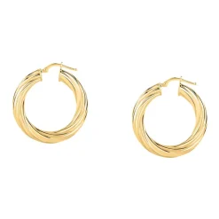 Gioielli Donna|Orecchini<Bluespirit Orecchini a Cerchio - Creole in Oro, ⌀15mm