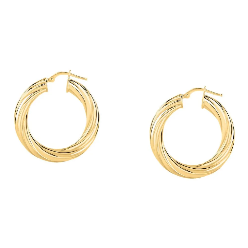 Gioielli Donna|Orecchini<Bluespirit Orecchini a Cerchio - Creole in Oro, ⌀15mm
