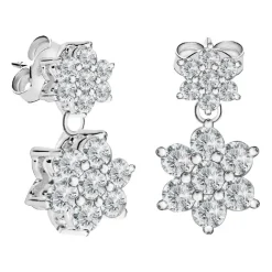 Gioielli In Argento|Gioielli Donna<Bluespirit ORECCHINI STAR FLOWER - P.25M901000200